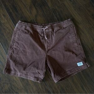 Katin - Patio Shorts corduroy maroon, Size Large